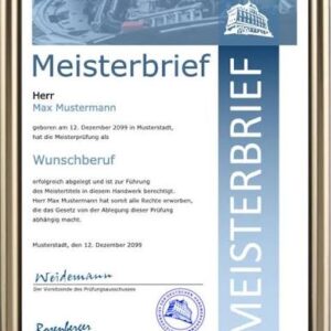 KFZ Meisterbrief Kaufen