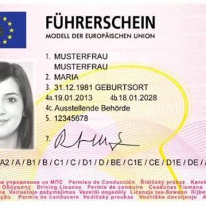 Registrierten Führerschein Kaufen